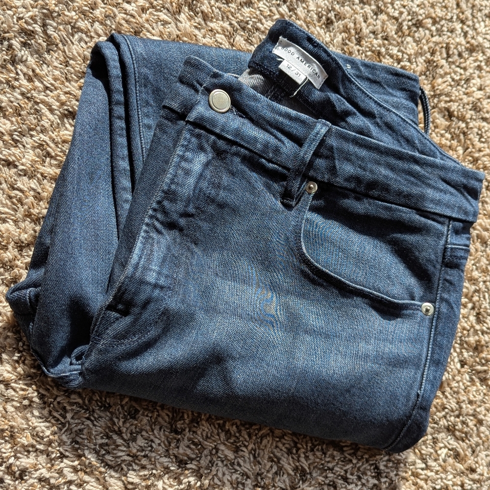 Good American Dark Wash Jeans